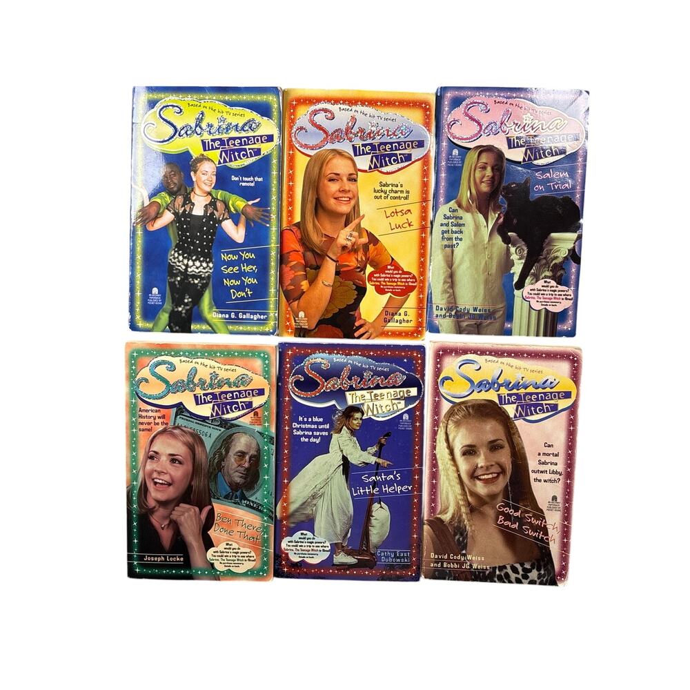 Sabrina The Teenage Witch tv show Book Bundle 3/5/6/8/10/16 1st & 2nd print 90s